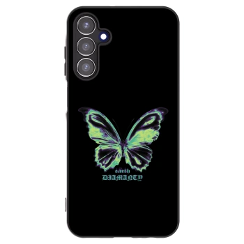 Picasee husă neagră din silicon pentru Samsung Galaxy A15 A156B 5G - Diamanty Blue
