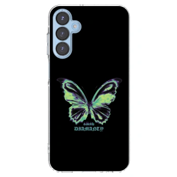 Picasee husă transparentă din silicon pentru Samsung Galaxy A15 A156B 5G - Diamanty Blue