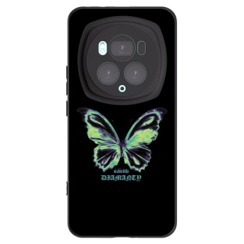 Picasee husă neagră din silicon pentru Honor Magic6 Pro - Diamanty Blue