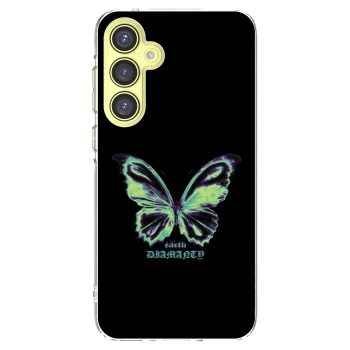 Picasee husă transparentă din silicon pentru Samsung Galaxy A35 5G A356B - Diamanty Blue