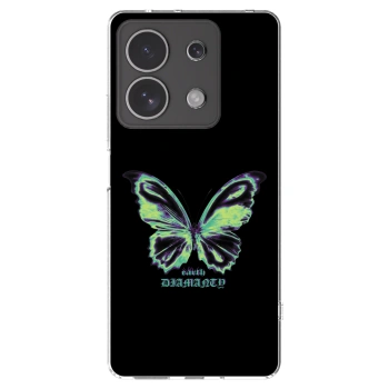 Picasee husă transparentă din silicon pentru Xiaomi Redmi Note 13 4G - Diamanty Blue