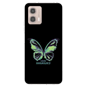 Picasee husă transparentă din silicon pentru Motorola Moto G53 5G - Diamanty Blue