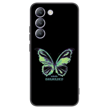 Picasee husă neagră din silicon pentru Vivo V40 SE 5G - Diamanty Blue
