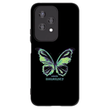 Picasee husă neagră din silicon pentru Honor 200 Lite - Diamanty Blue