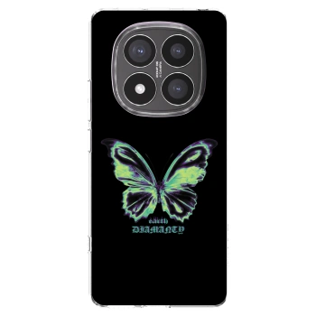 Picasee husă transparentă din silicon pentru Xiaomi Redmi Note 14 Pro+ 5G - Diamanty Blue