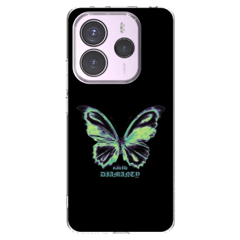 Picasee husă transparentă din silicon pentru Xiaomi Redmi Note 14 5G - Diamanty Blue