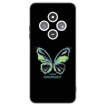 Picasee husă neagră din silicon pentru Xiaomi Redmi 14C - Diamanty Blue