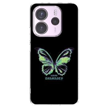 Picasee husă transparentă din silicon pentru Xiaomi Redmi Note 14 4G - Diamanty Blue