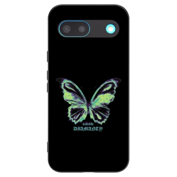 Picasee husă neagră din silicon pentru Google Pixel 8 - Diamanty Blue