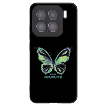 Picasee husă neagră din silicon pentru Xiaomi 15 - Diamanty Blue