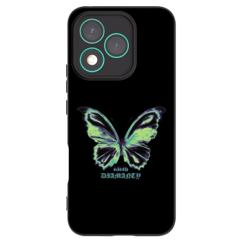 Picasee husă neagră din silicon pentru Honor 400 Lite 5G - Diamanty Blue