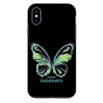 Husă pentru Apple iPhone X/XS - Diamanty Blue