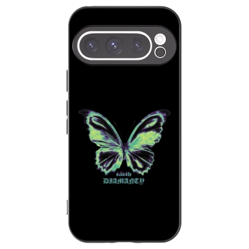 Picasee husă neagră din silicon pentru Google Pixel 9 Pro XL - Diamanty Blue