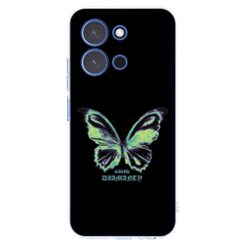 Picasee husă transparentă din silicon pentru Xiaomi Redmi 15C 4G - Diamanty Blue