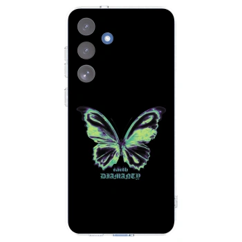 Picasee husă transparentă din silicon pentru Samsung Galaxy S25 FE 5G - Diamanty Blue