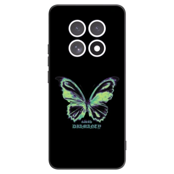 Picasee husă neagră din silicon pentru Xiaomi Redmi Note 15 - Diamanty Blue