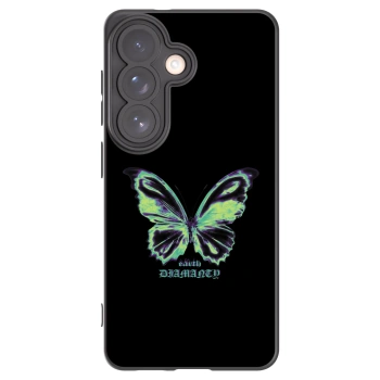Picasee husă neagră din silicon pentru Samsung Galaxy S26 - Diamanty Blue