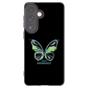 Picasee husă neagră din silicon pentru Samsung Galaxy S26+ - Diamanty Blue