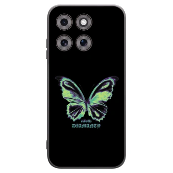 Picasee husă neagră din silicon pentru Motorola Moto G77 - Diamanty Blue