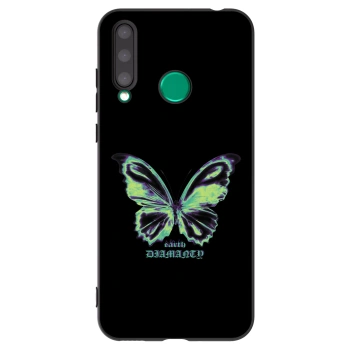 Picasee husă neagră din silicon pentru Honor 20 Lite - Diamanty Blue