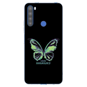 Picasee husă transparentă din silicon pentru Xiaomi Redmi Note 8T - Diamanty Blue