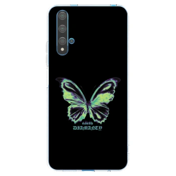 Picasee husă transparentă din silicon pentru Huawei Nova 5T - Diamanty Blue