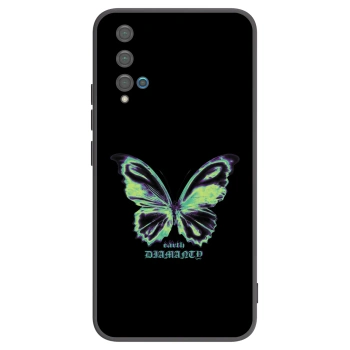 Picasee husă neagră din silicon pentru Huawei Nova 5T - Diamanty Blue