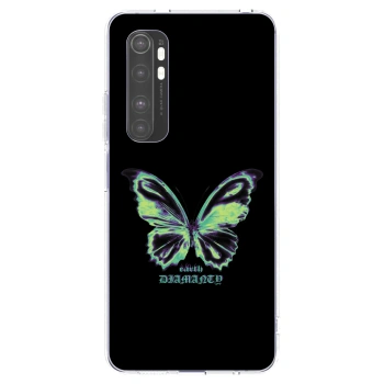 Picasee husă transparentă din silicon pentru Xiaomi Mi Note 10 Lite - Diamanty Blue