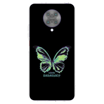 Picasee husă transparentă din silicon pentru Xiaomi Poco F2 Pro - Diamanty Blue