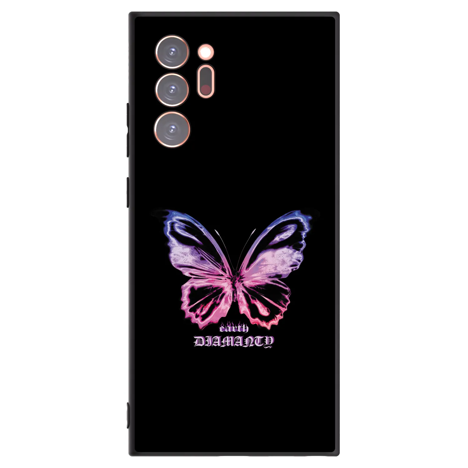 Picasee husă neagră din silicon pentru Samsung Galaxy Note 20 Ultra - Diamanty Purple