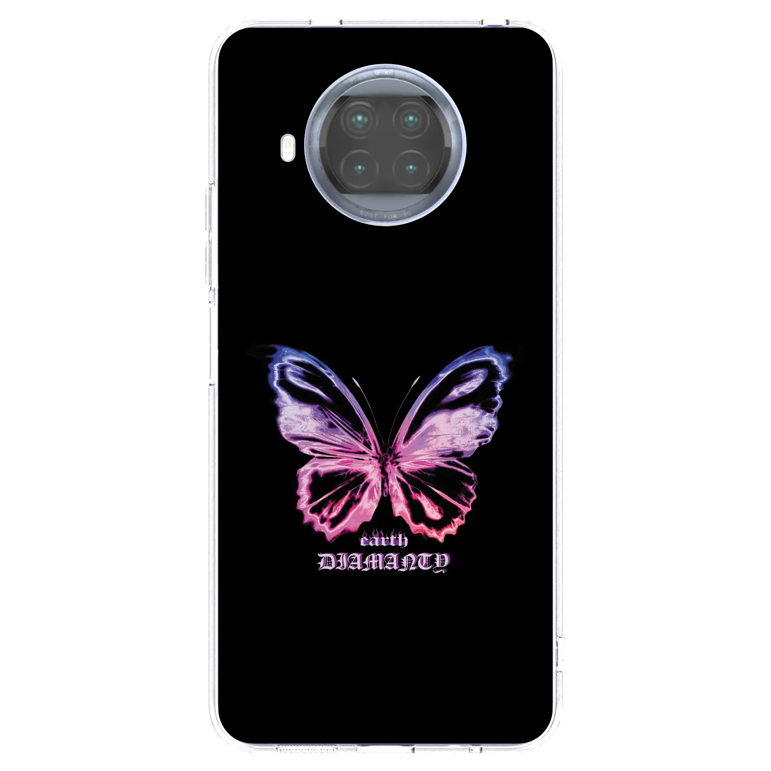 Picasee husă transparentă din silicon pentru Xiaomi Mi 10T Lite - Diamanty Purple