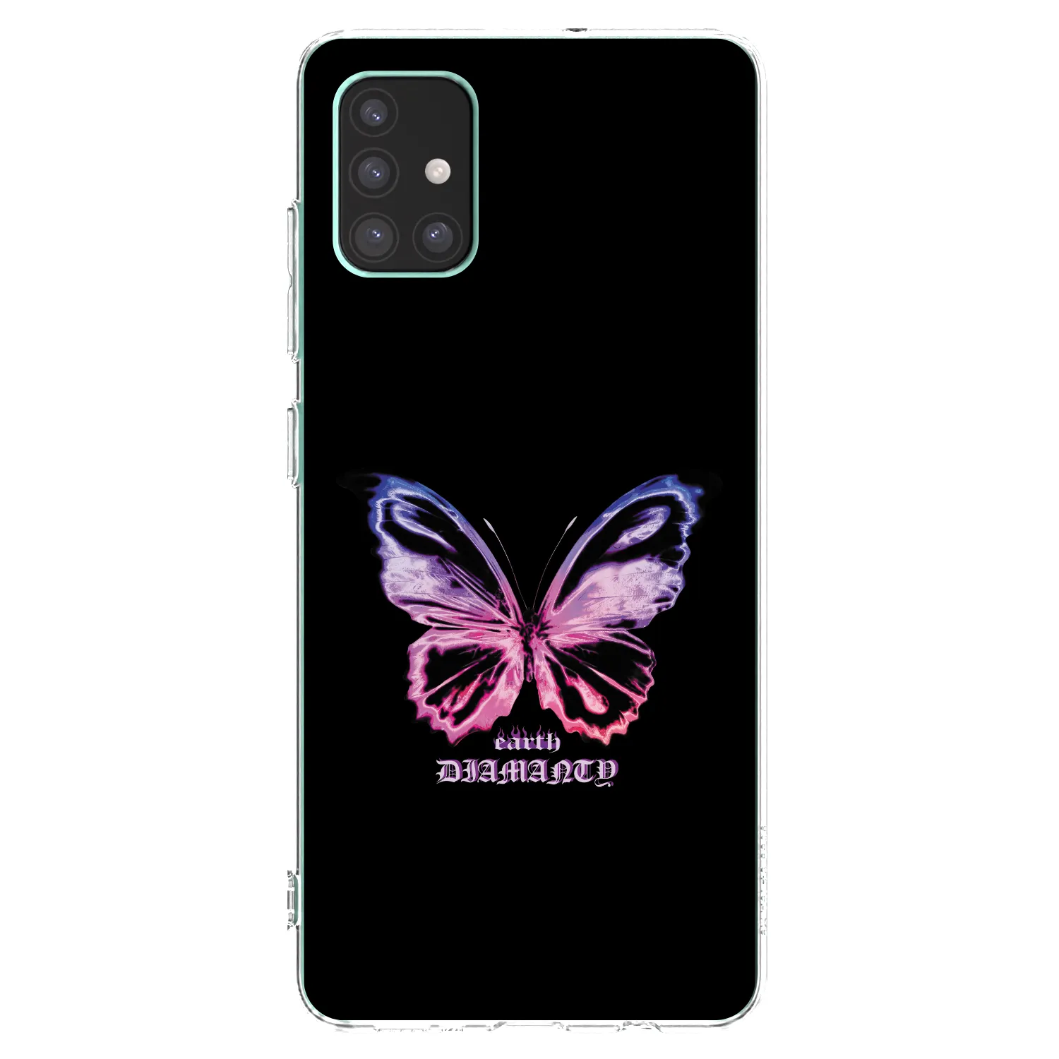 Picasee husă transparentă din silicon pentru Samsung Galaxy M51 M515F - Diamanty Purple