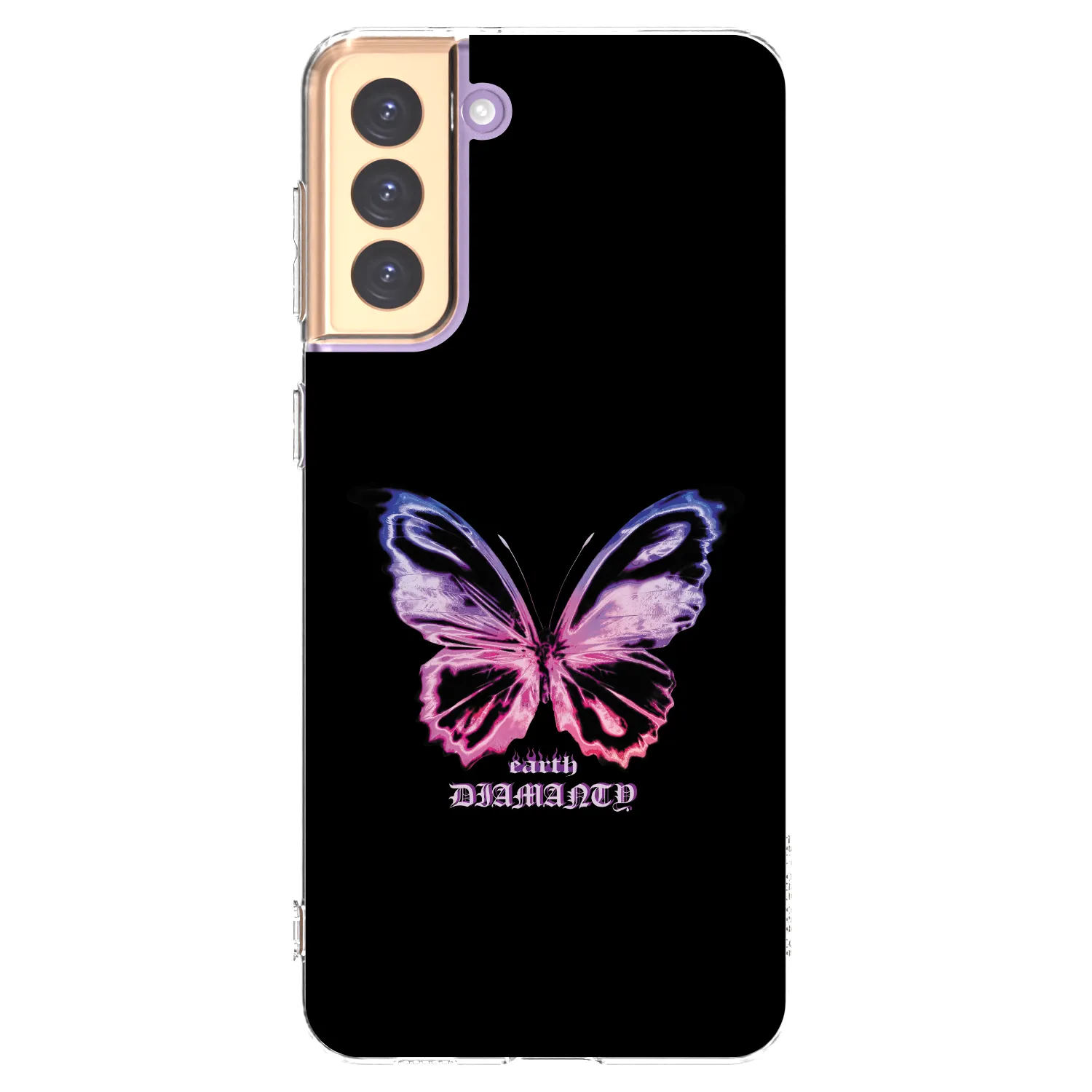 Picasee husă transparentă din silicon pentru Samsung Galaxy S21+ 5G G996F - Diamanty Purple