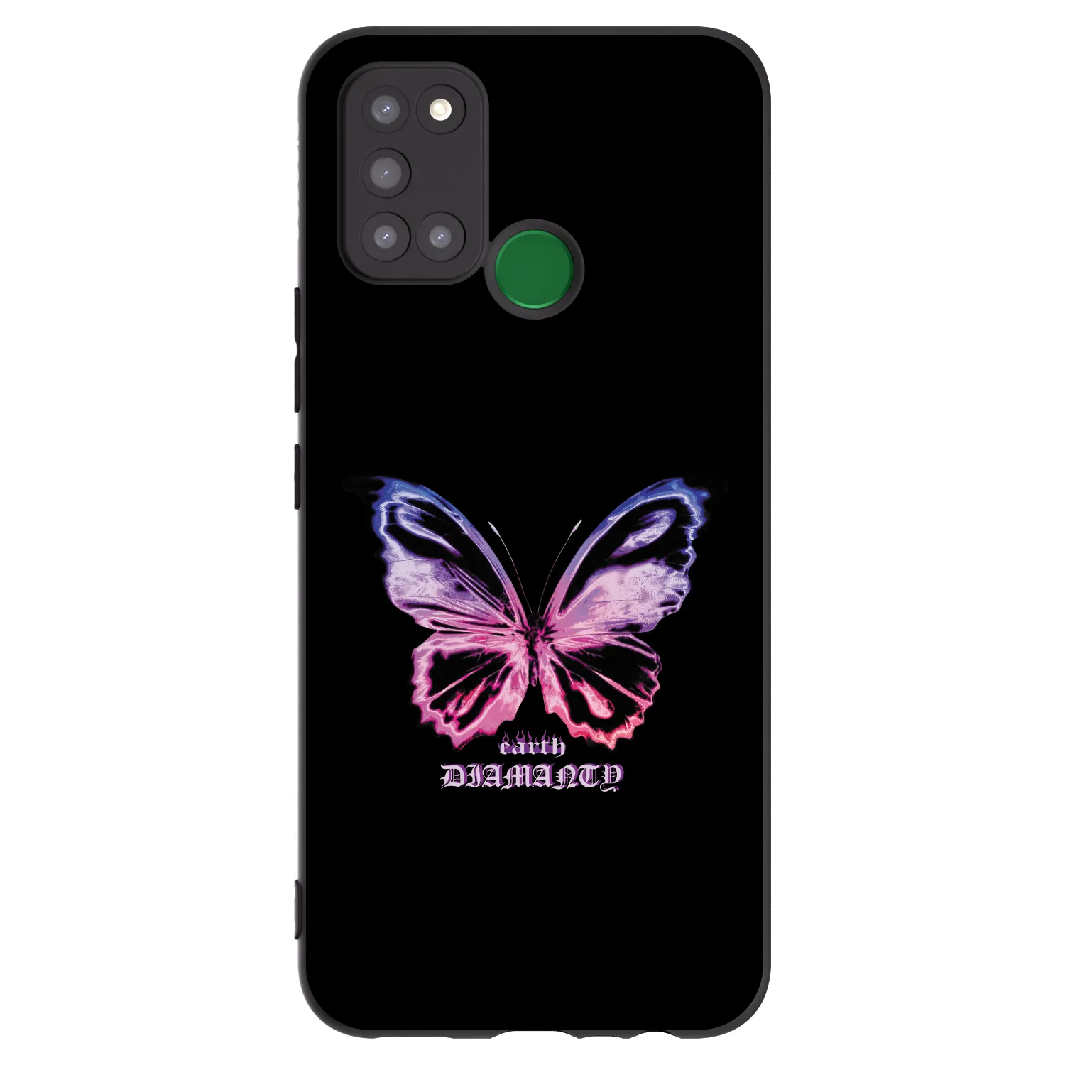 Picasee husă neagră din silicon pentru Realme 7i - Diamanty Purple