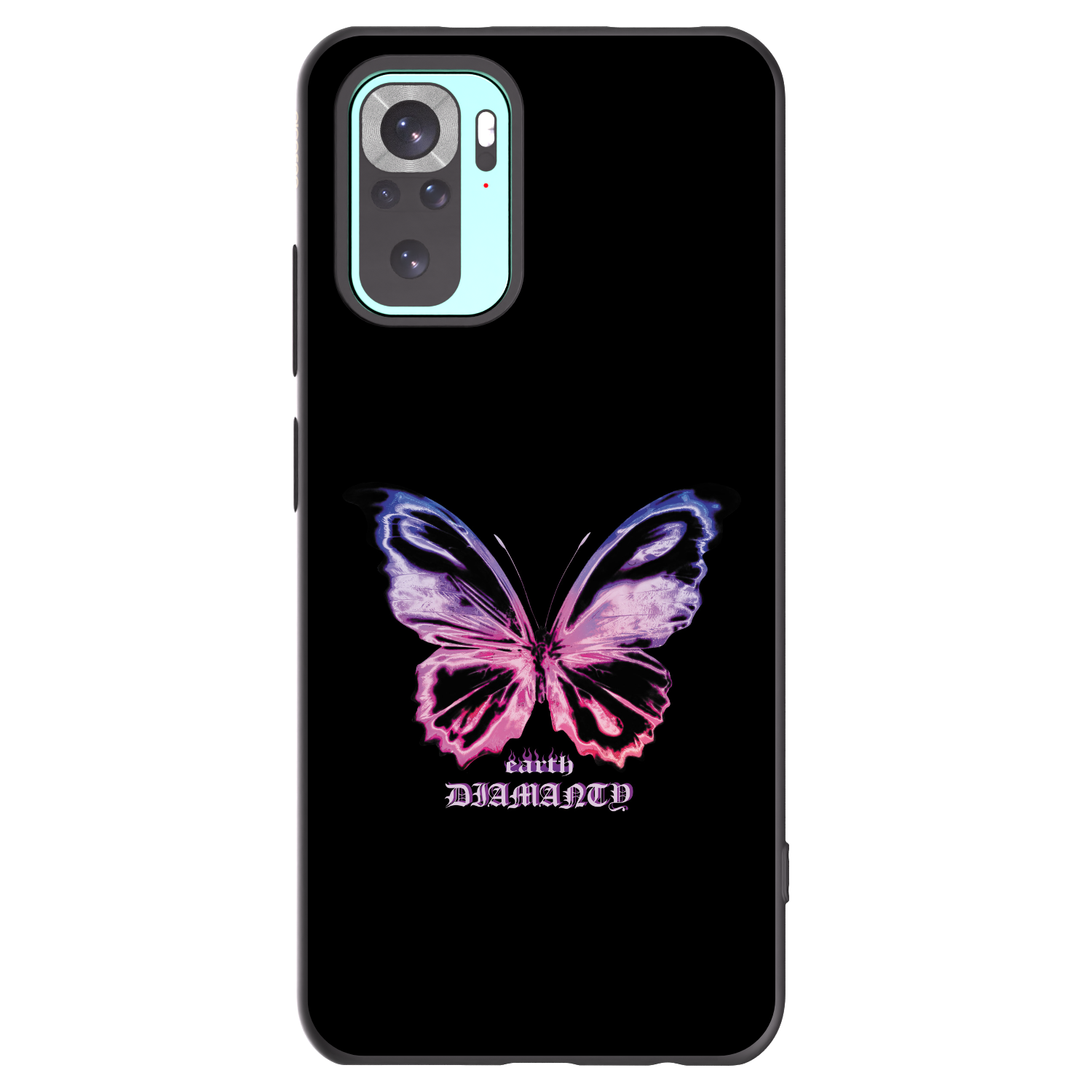 Picasee husă neagră din silicon pentru Xiaomi Redmi Note 10 Pro - Diamanty Purple