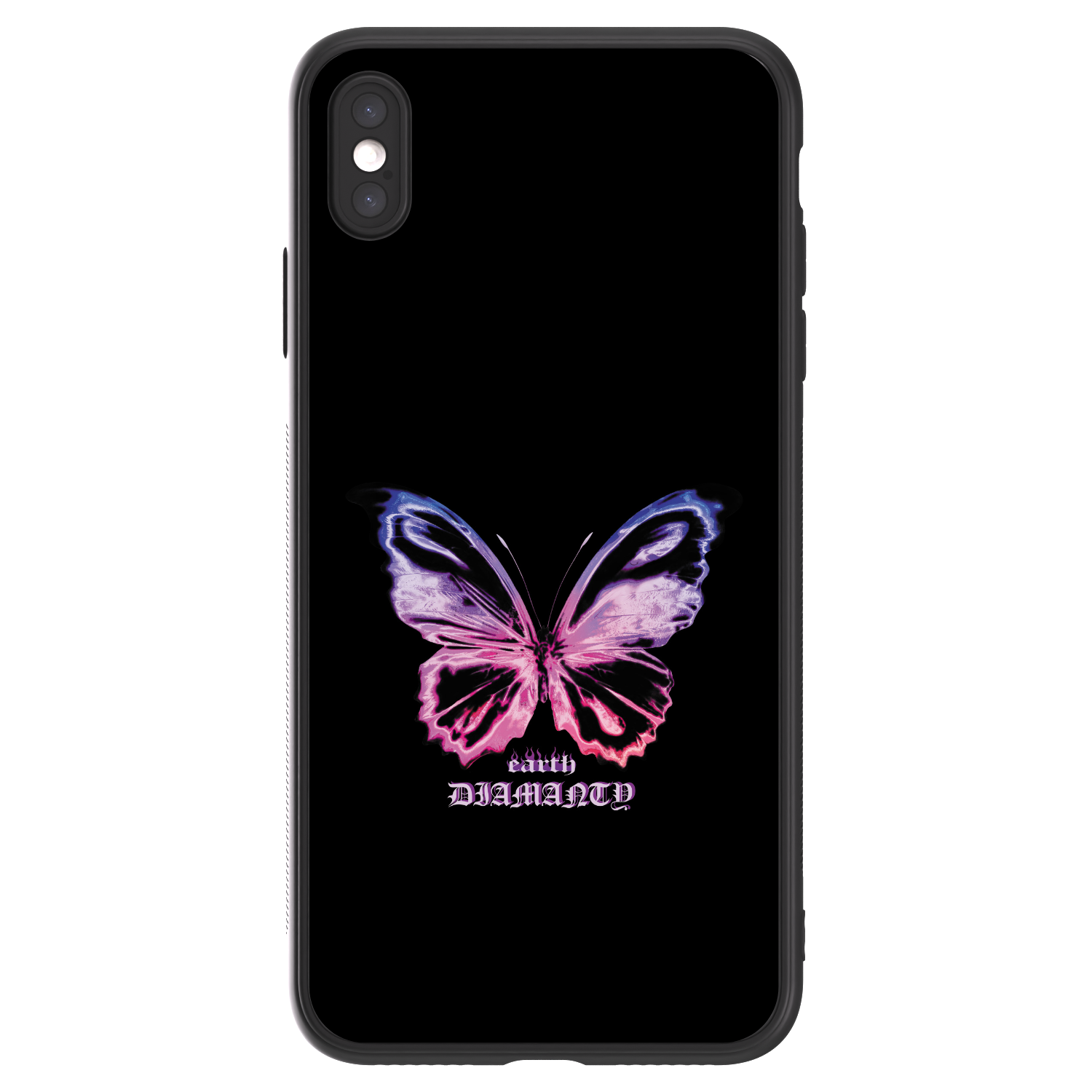 Picasee ULTIMATE CASE pentru Apple iPhone XS Max - Diamanty Purple