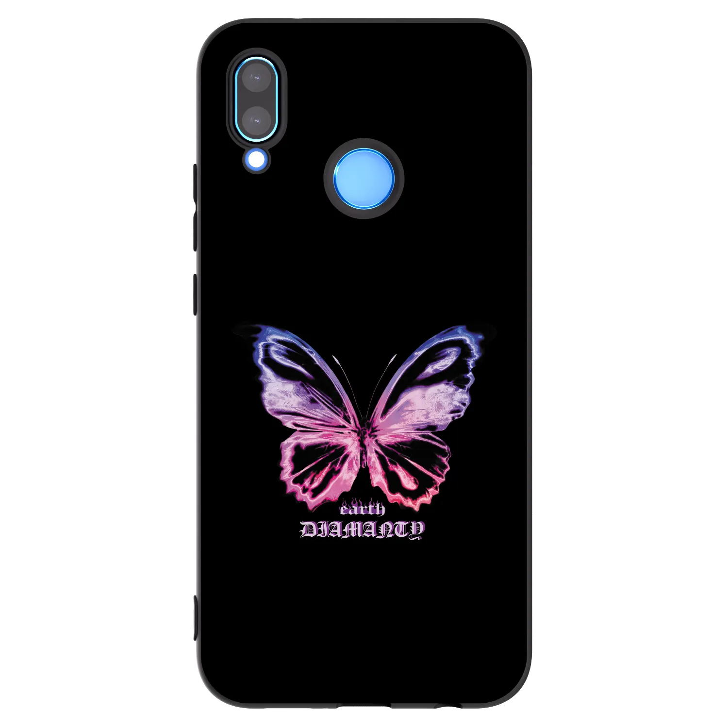 Picasee husă neagră din silicon pentru Huawei P20 Lite - Diamanty Purple