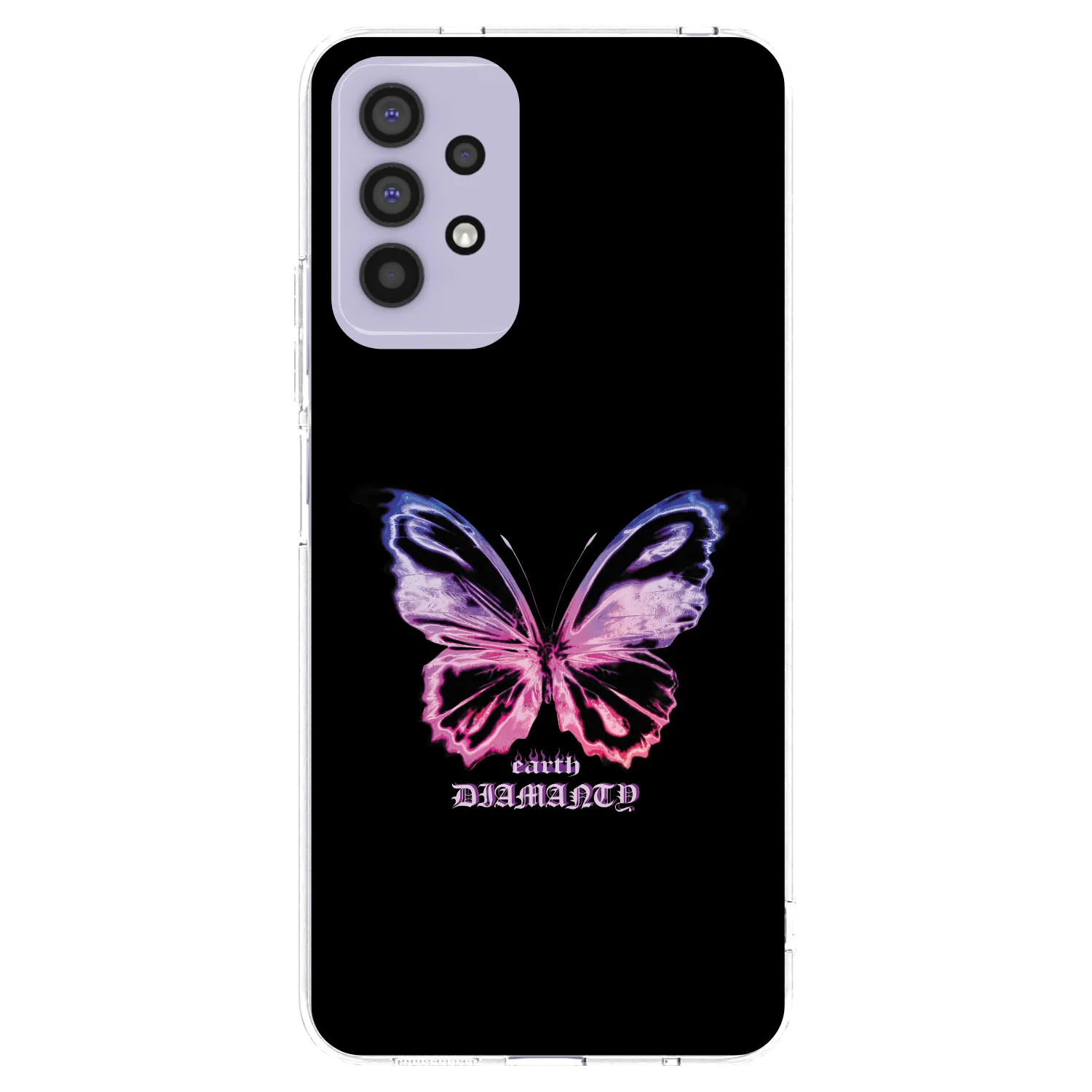 Picasee husă transparentă din silicon pentru Samsung Galaxy A32 4G SM-A325F - Diamanty Purple