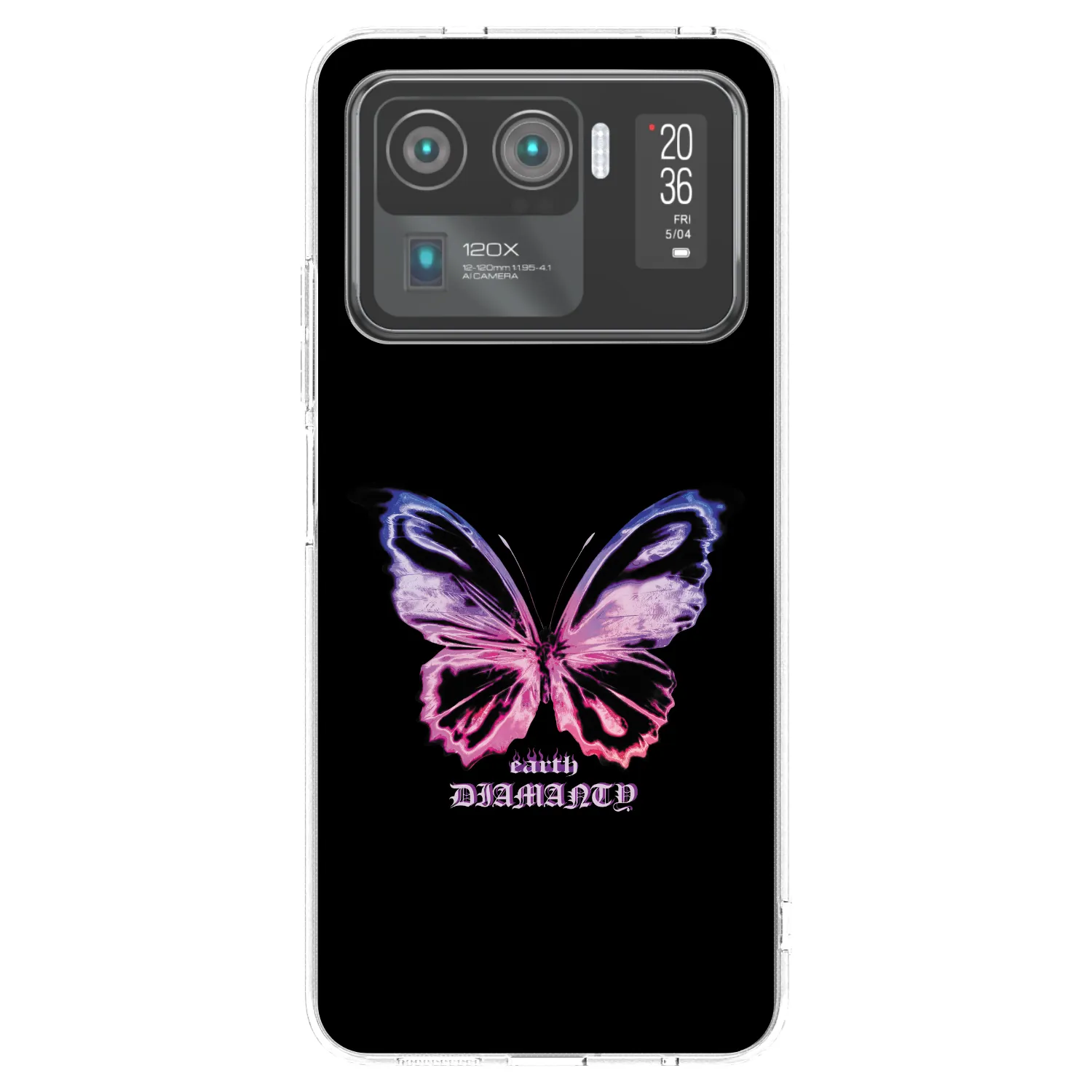 Picasee husă transparentă din silicon pentru Xiaomi Mi 11 Ultra - Diamanty Purple