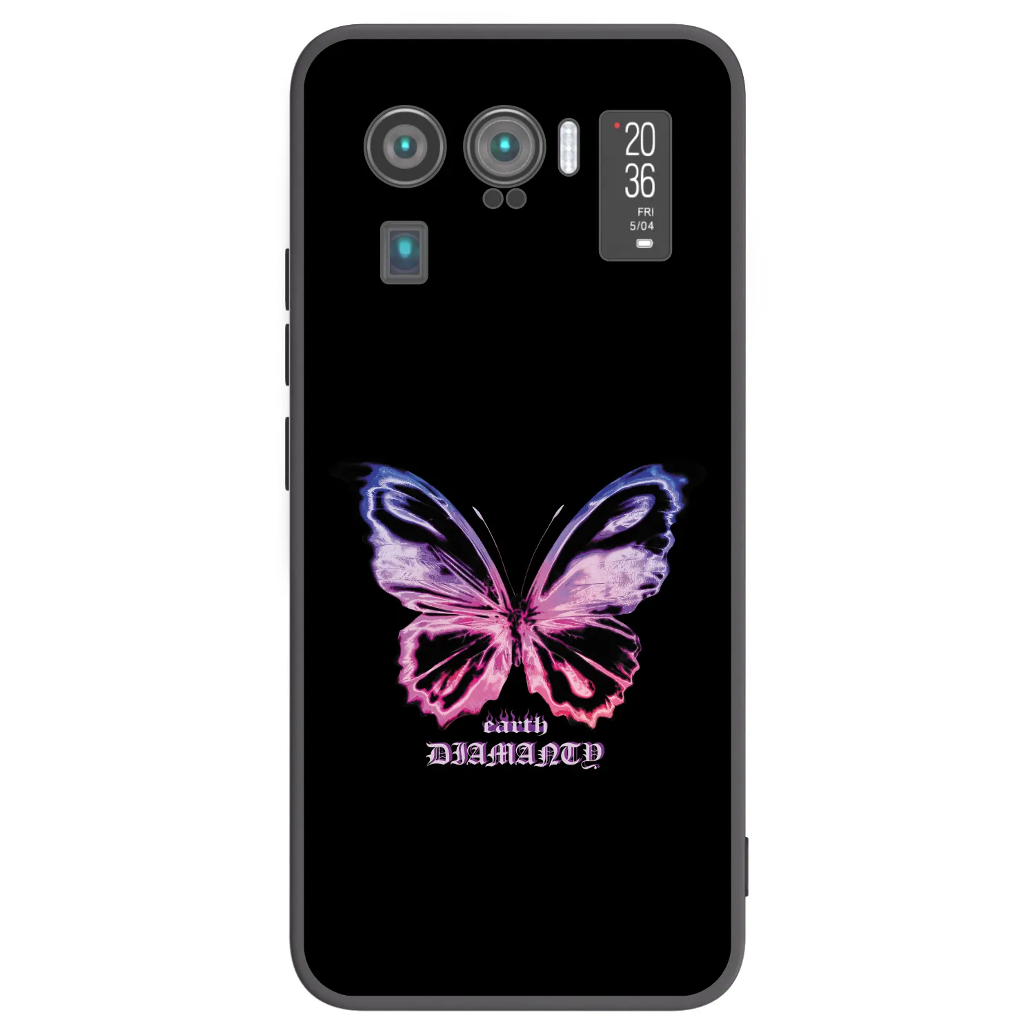 Picasee husă neagră din silicon pentru Xiaomi Mi 11 Ultra - Diamanty Purple