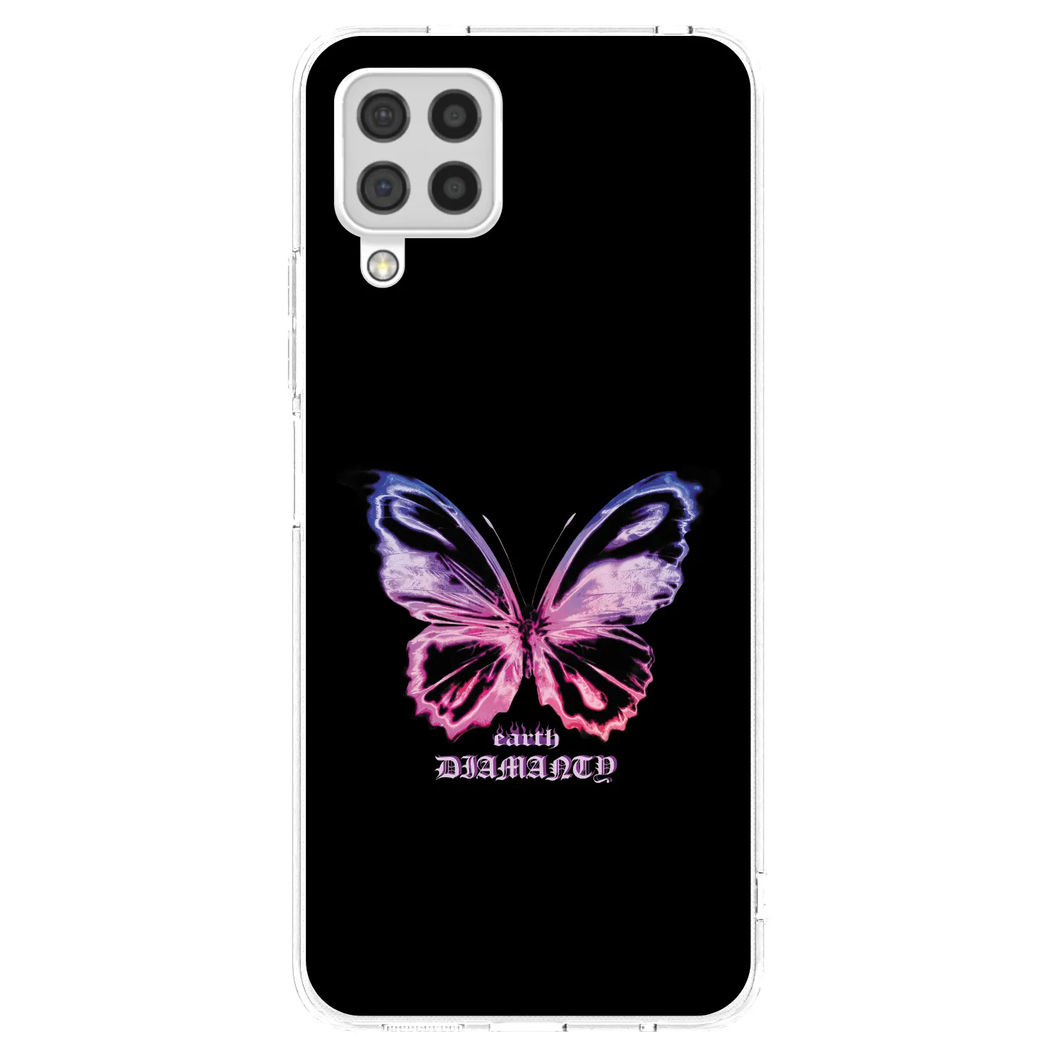 Picasee husă transparentă din silicon pentru Samsung Galaxy A22 A225F 4G - Diamanty Purple