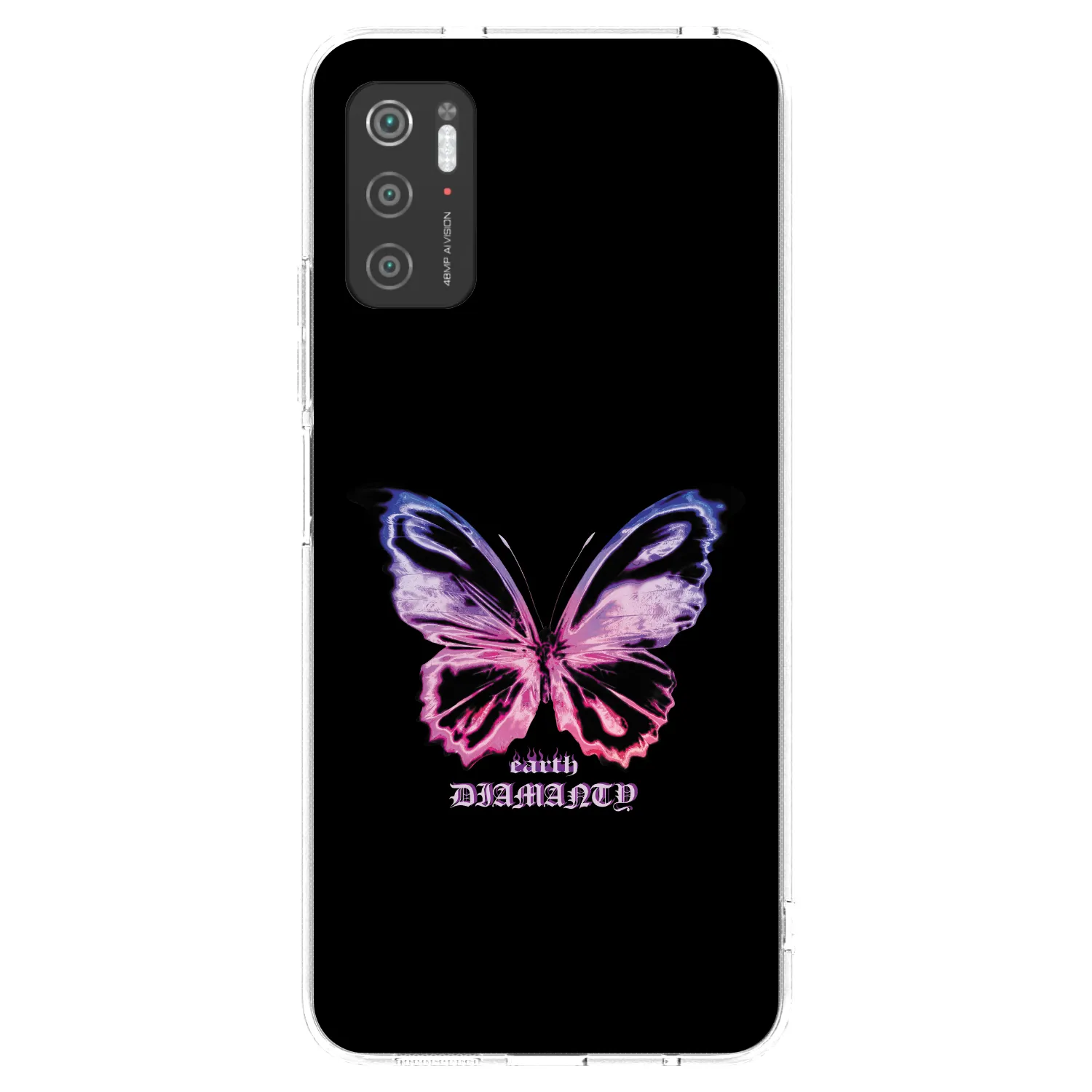 Picasee husă transparentă din silicon pentru Xiaomi Poco M3 Pro 5G - Diamanty Purple