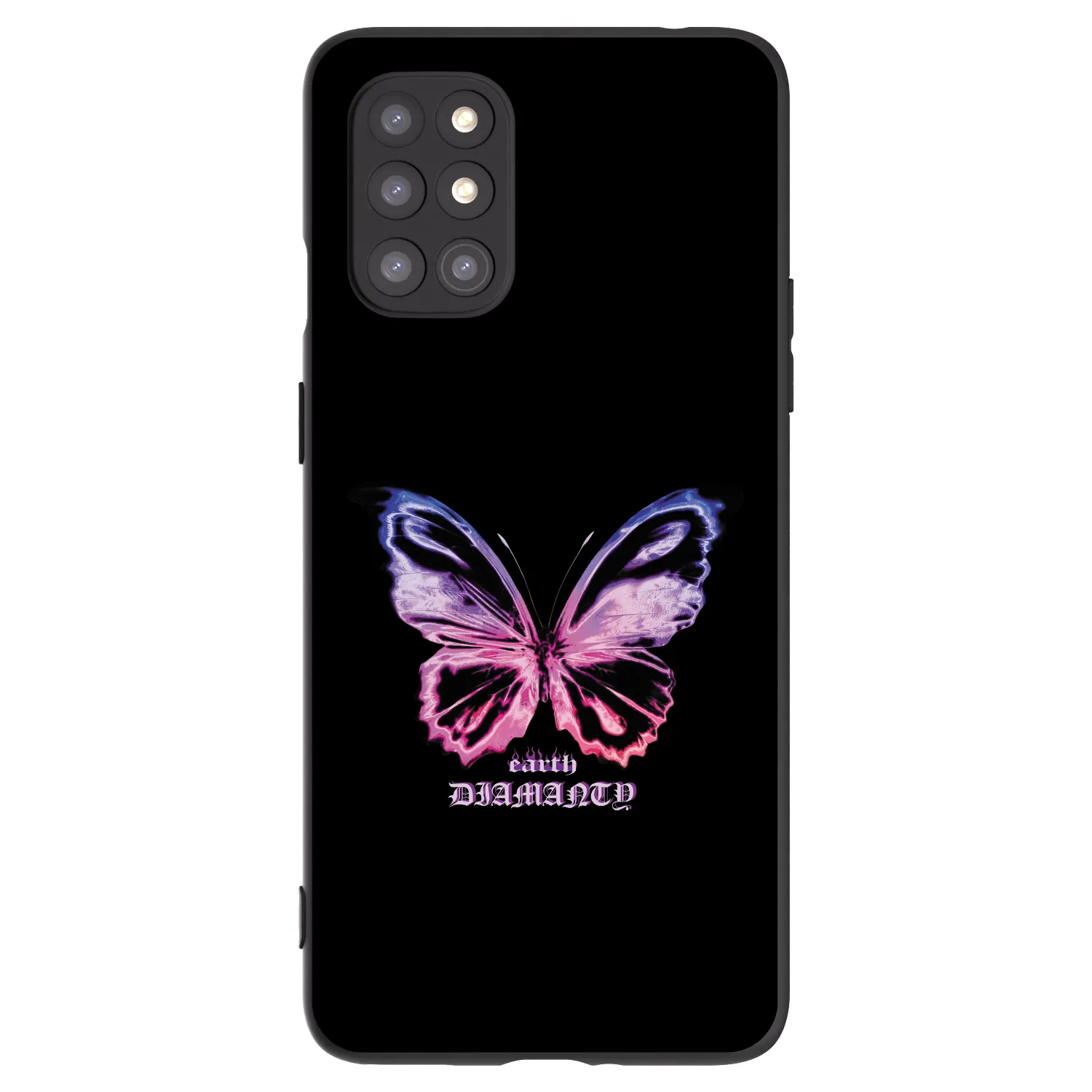 Picasee husă neagră din silicon pentru OnePlus 8T - Diamanty Purple