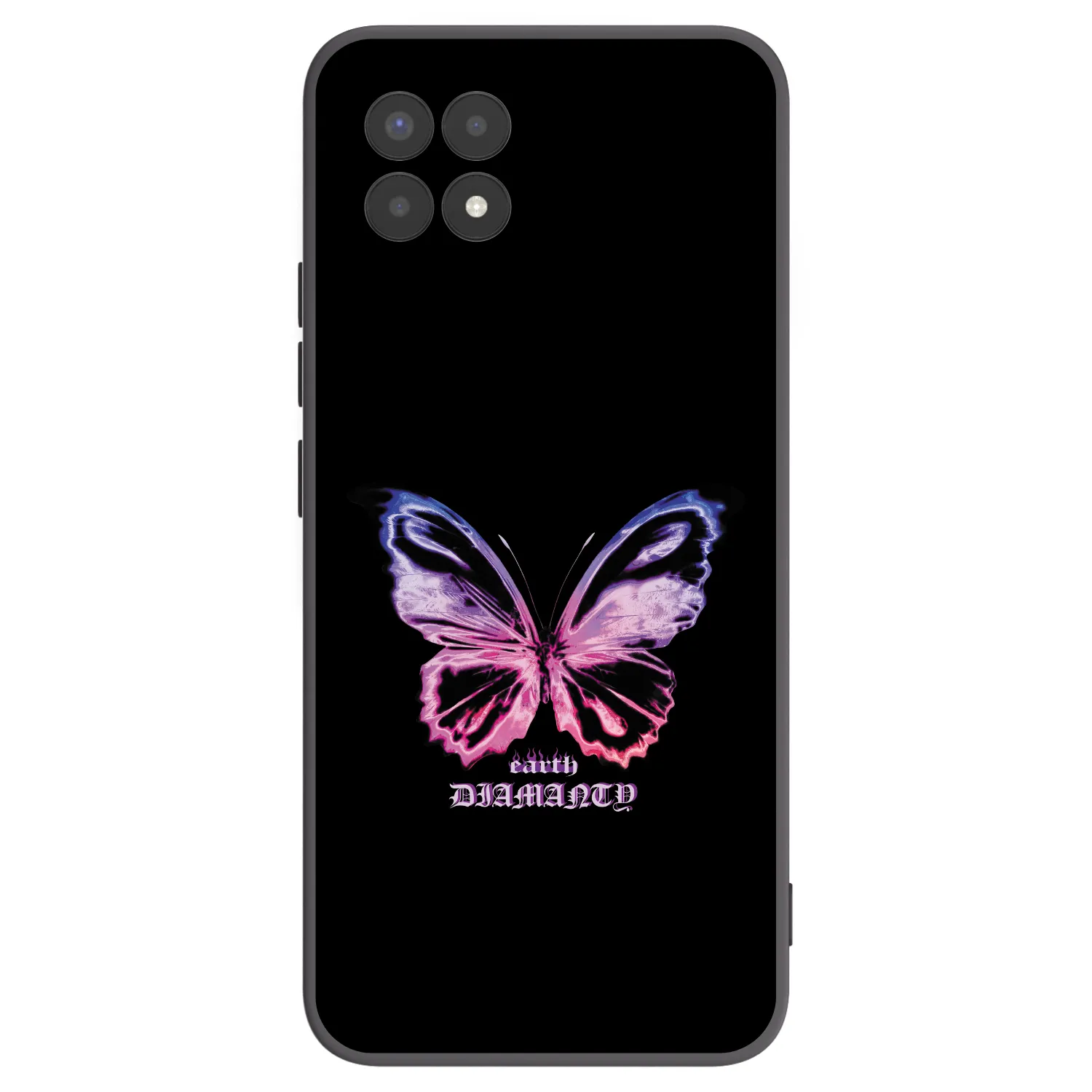 Picasee husă neagră din silicon pentru Realme 8i - Diamanty Purple
