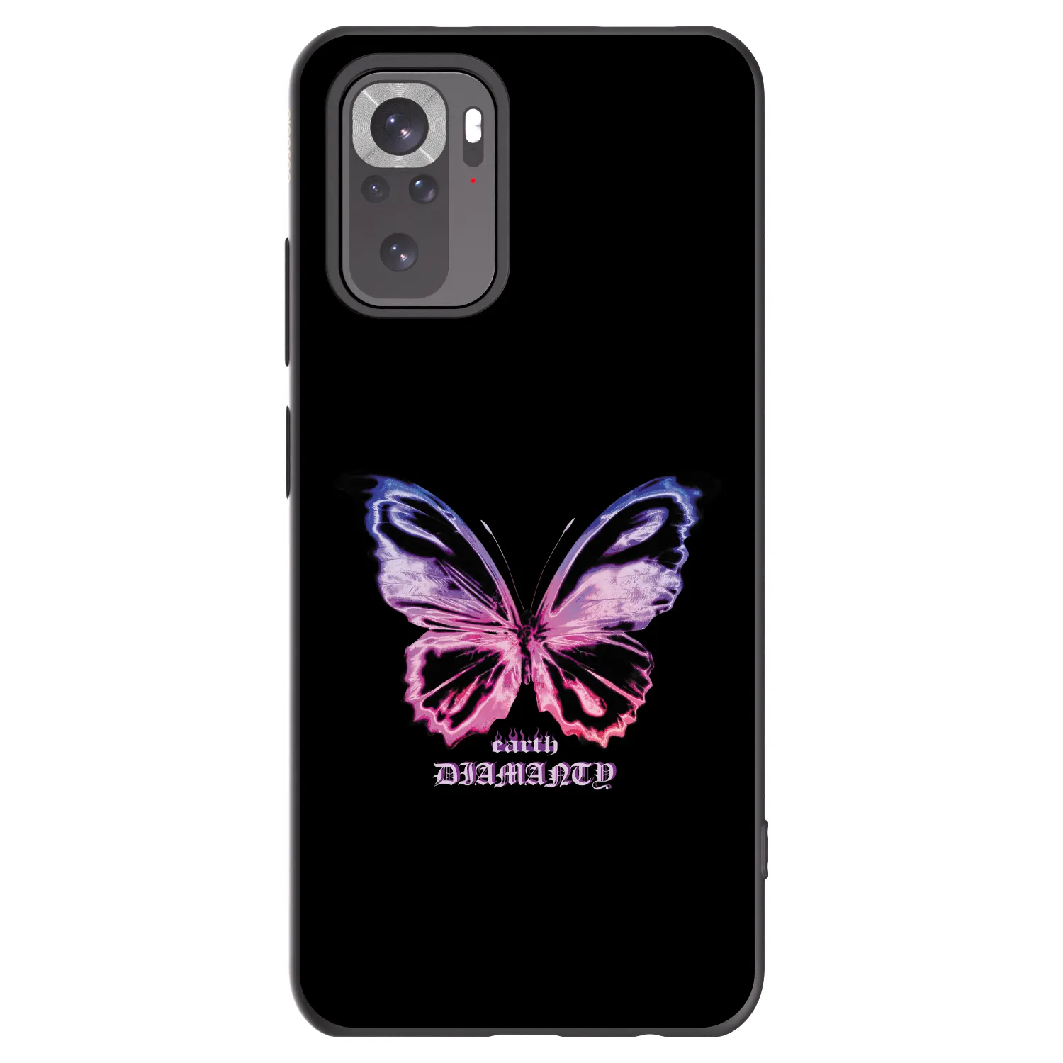 Picasee husă neagră din silicon pentru Xiaomi Redmi Note 11S 4G - Diamanty Purple