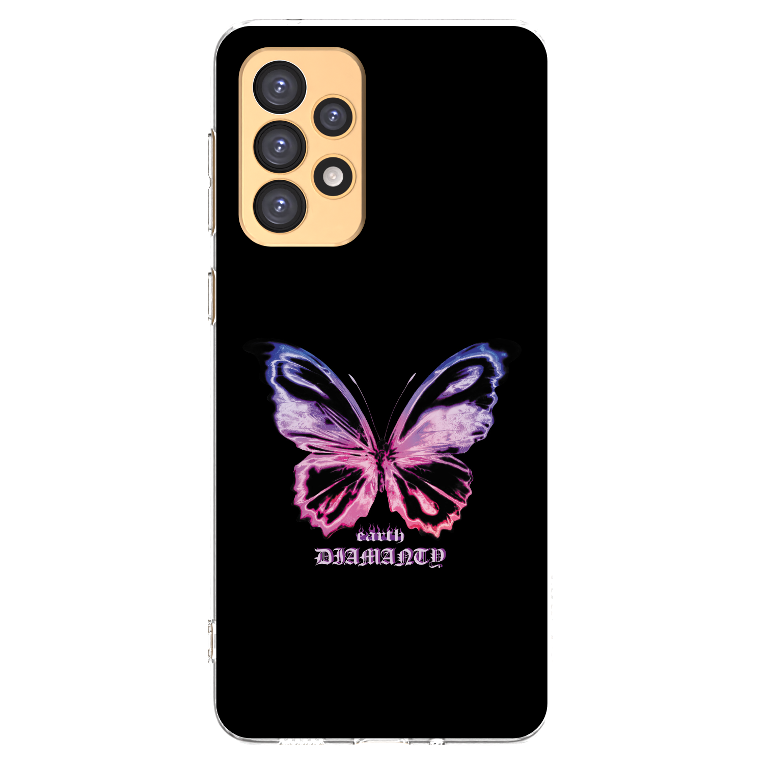 Picasee husă transparentă din silicon pentru Samsung Galaxy A33 5G A336 - Diamanty Purple