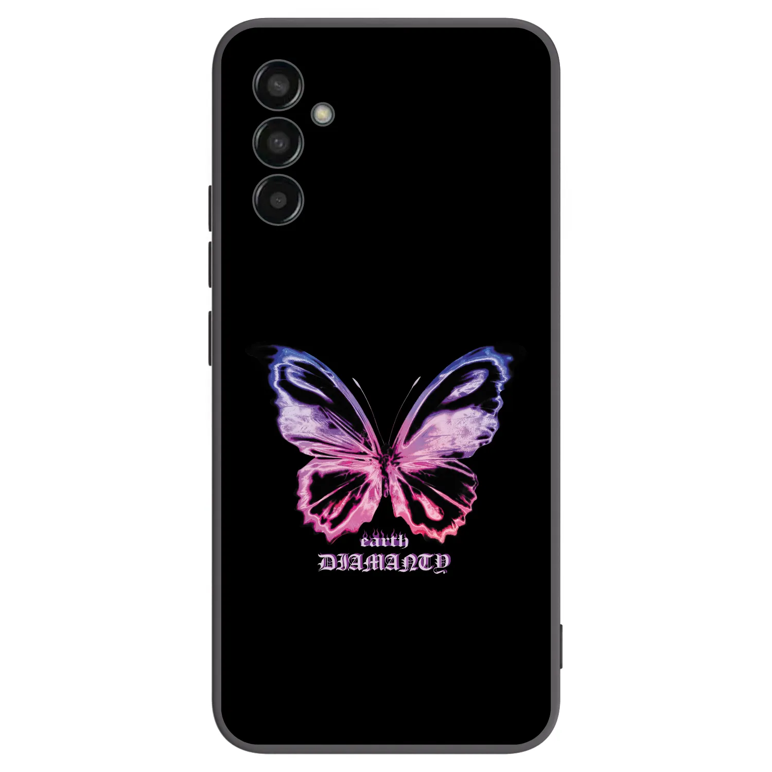 Picasee husă neagră din silicon pentru Samsung Galaxy M13 M135F - Diamanty Purple