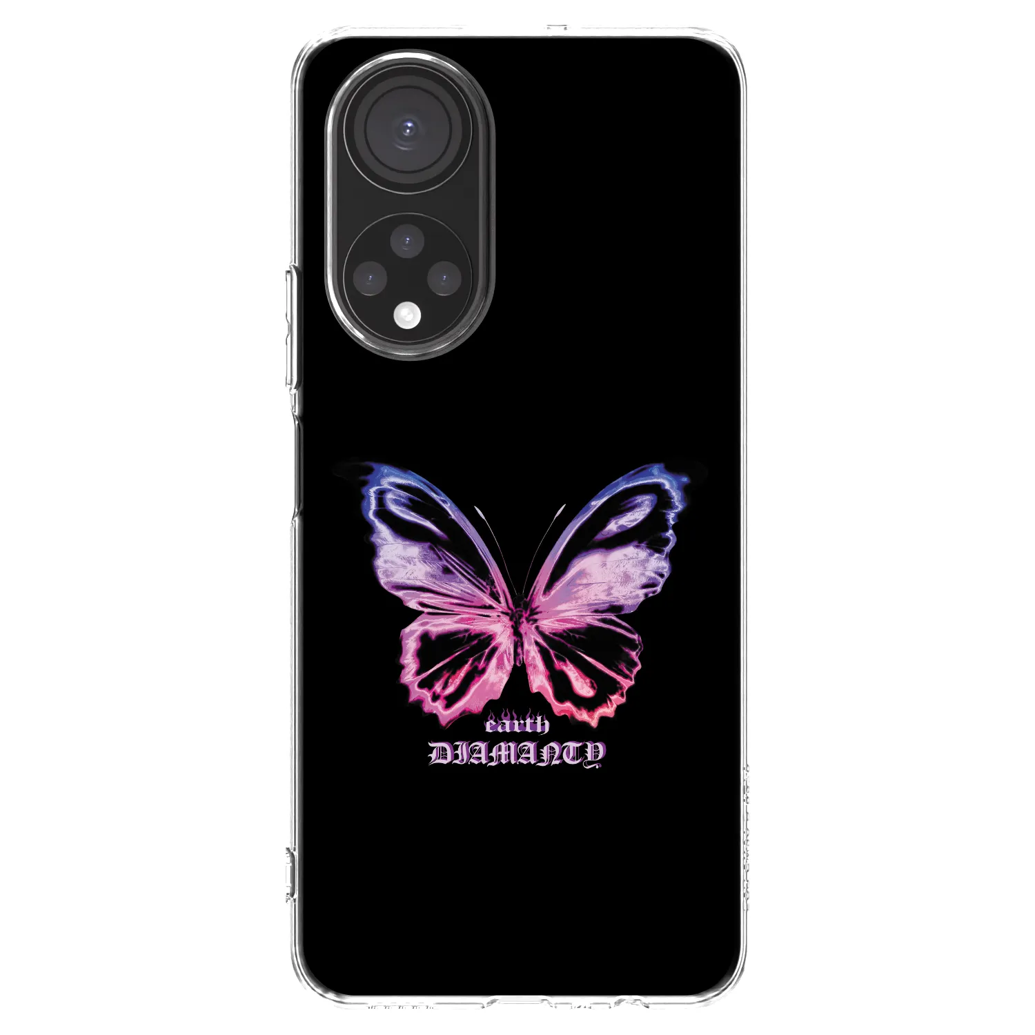 Picasee husă transparentă din silicon pentru Honor X7 - Diamanty Purple