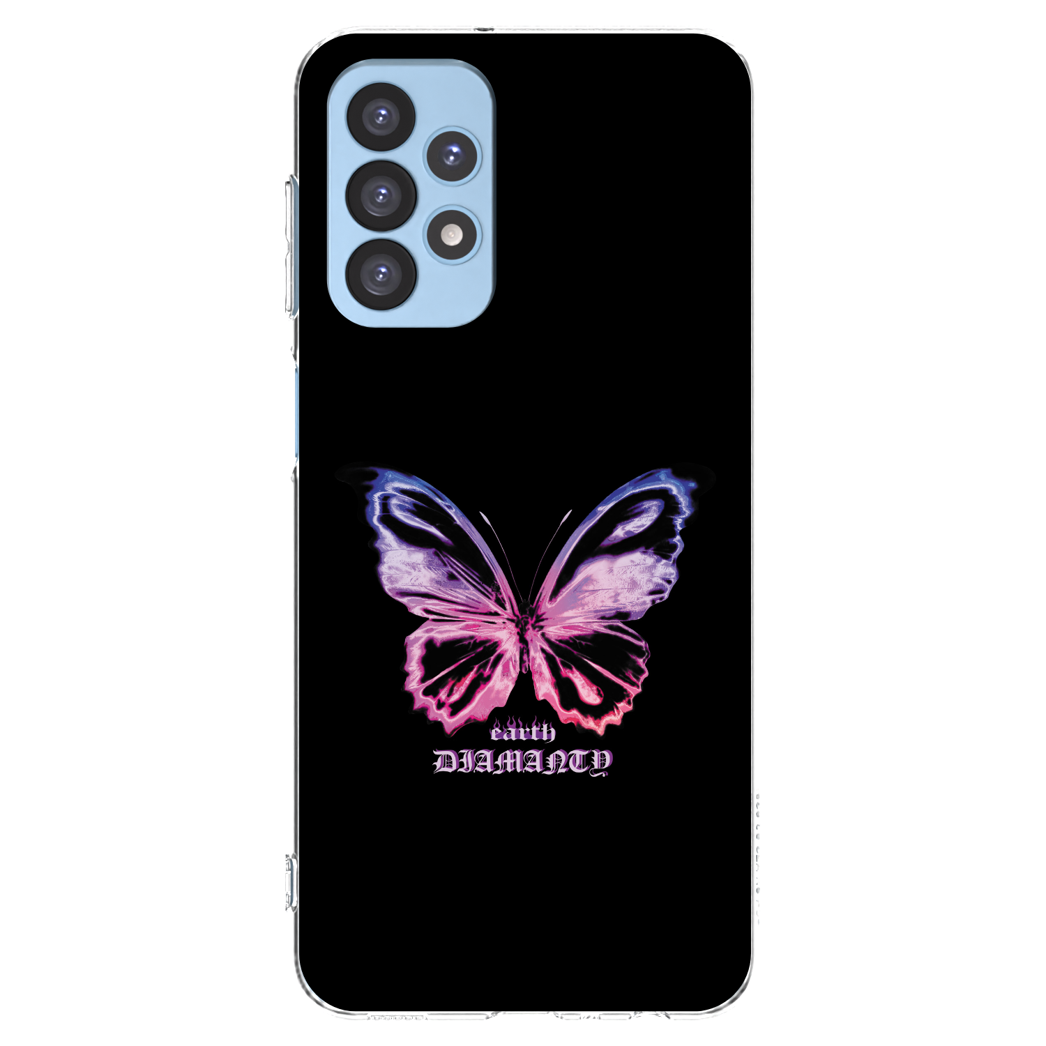 Picasee husă transparentă din silicon pentru Samsung Galaxy A23 A235F 4G - Diamanty Purple