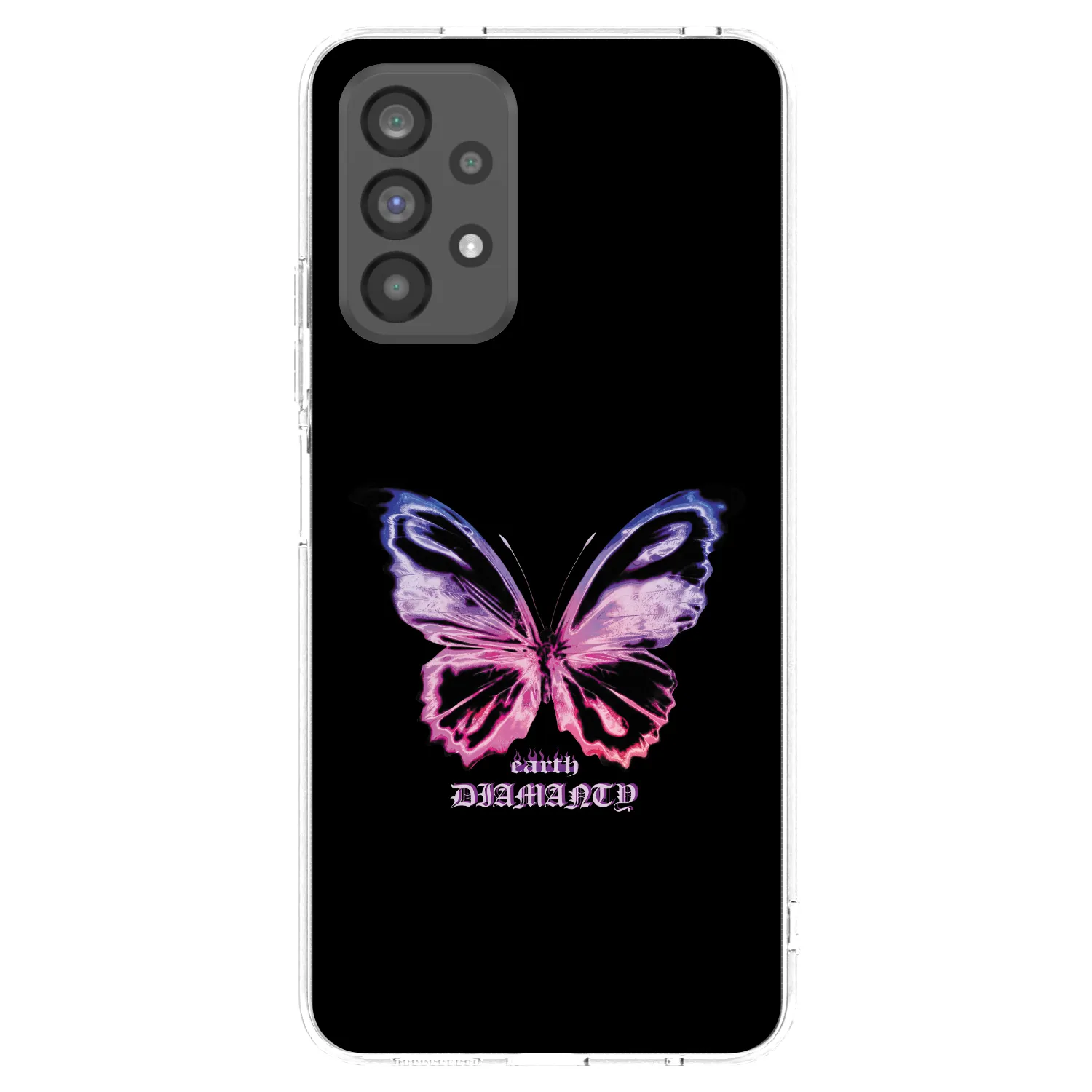 Picasee husă transparentă din silicon pentru Samsung Galaxy A73 5G - Diamanty Purple